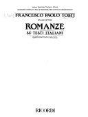 Copertina  7: Romanze su testi italiani. Quarta raccolta, 1905-1912