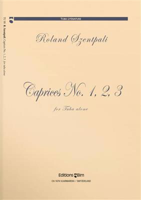 Copertina  Caprices No. 1, 2, 3 for tuba alone