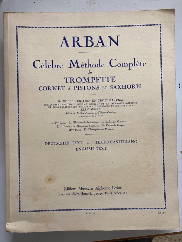 Copertina  Célèbre méthode complète de trompette, cornet à pistons et saxhorn
