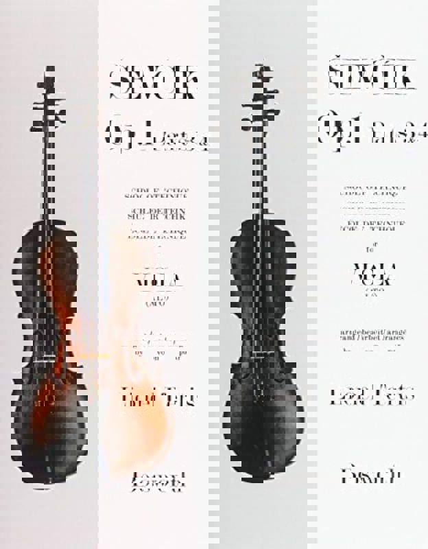 Copertina  Sevecik Op. 1 Parts 3 & 4 for Viola