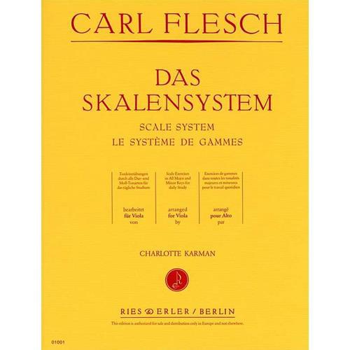 Copertina  Das Skalensystem : bearbeitet fur Viola von Charlotte Karman