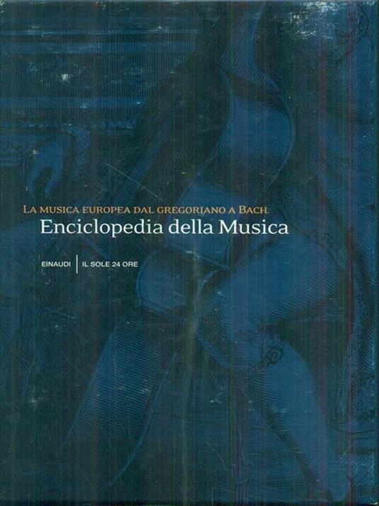 Copertina  1: La musica europea dal gregoriano a Bach