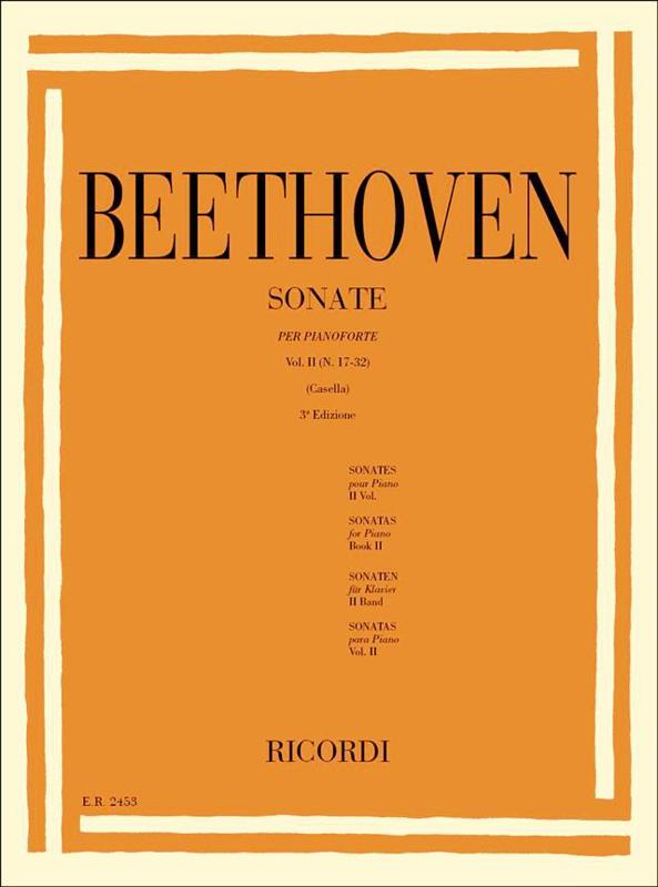 Copertina  Sonate per pianoforte Vol. II