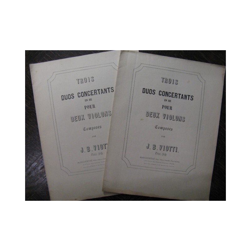 Copertina  3 duos concertants pour 2 violons, op. 9
