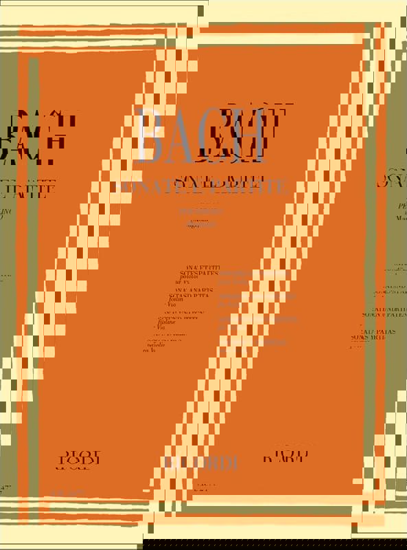 Copertina  Sonate e partite per violino