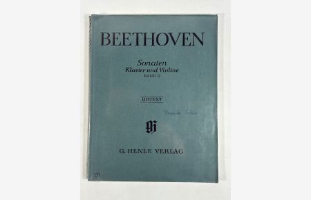 Copertina  Sonaten Klavier und Violine: Band 1.