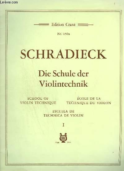 Copertina  Die Schule der Violintechnik