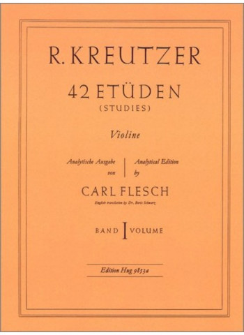 Copertina  42 Etuden (studies) Violine: Band 1