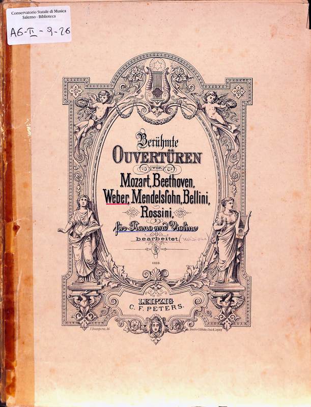 Copertina  Ouvertüren für Piano und Violine