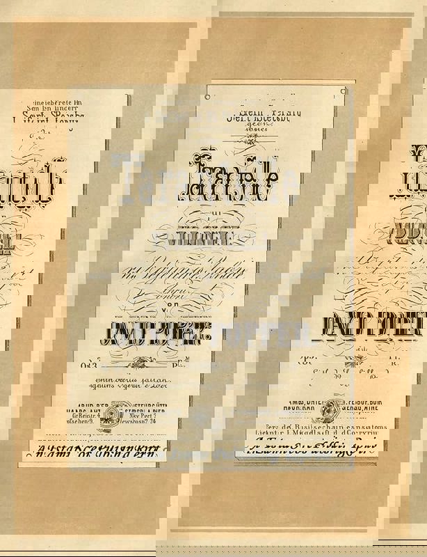 Copertina  Tarantelle für Violoncell mit Begleitung des Pianoforte op. 33