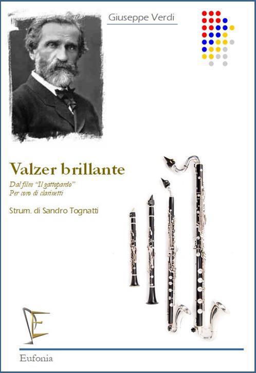 Copertina  Valzer brillante : per coro di clarinetti