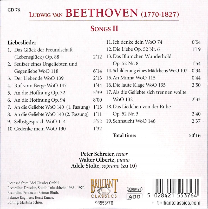 Copertina  76: Songs 2.