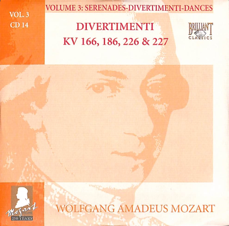 Copertina  14: Divertimenti KV 166, 186, 226 & 227