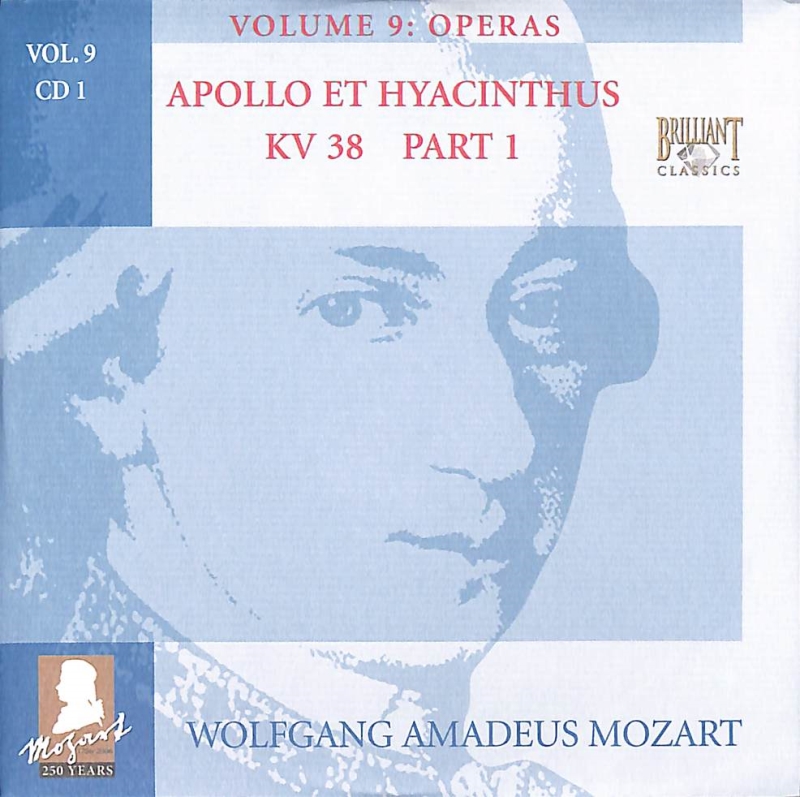Copertina  1: Apollo et Hyacinthus KV 38, part 1