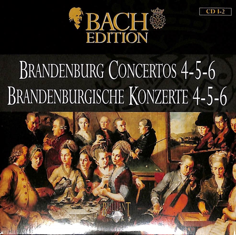 Copertina  1.2 :Brandenburg concertos 4-5-6 : BWV 1049, 1050, 1051
