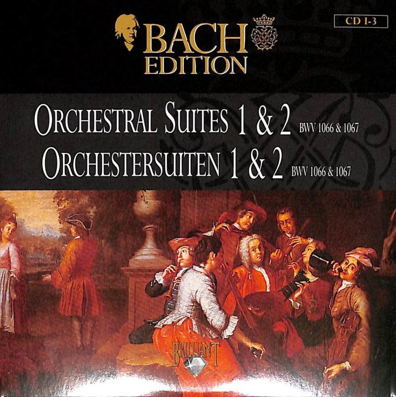 Copertina  1.3: Orchestral suites 1 & 2 : BWV 1066 & 1067