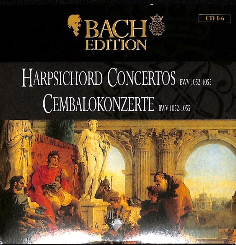 Copertina  1.6: Harpsichord concertos : BWV 1052, 1053, 1054, 1055
