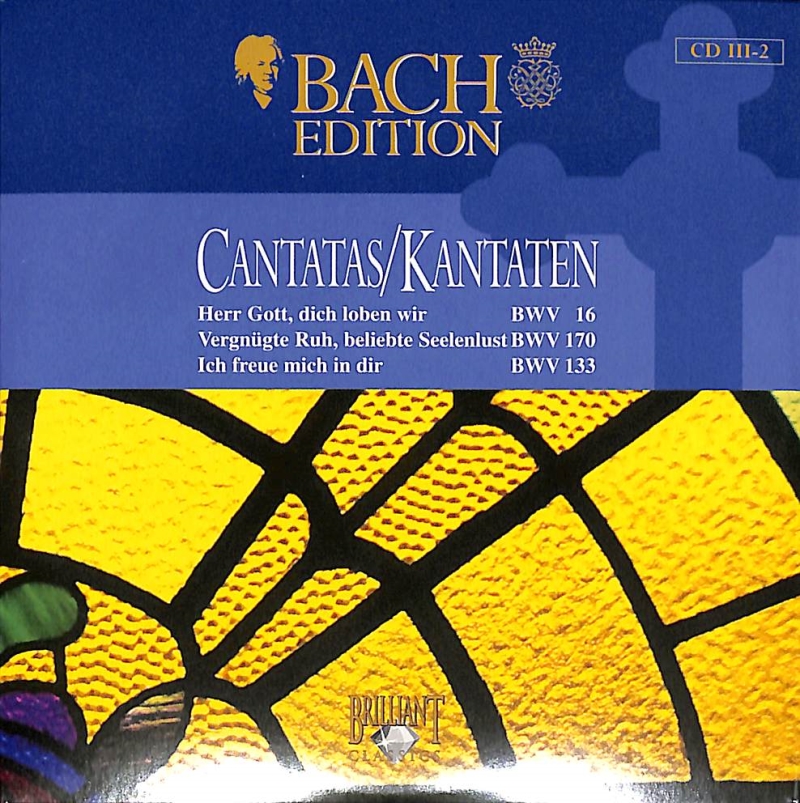 Copertina  3.2: Cantatas BWV 16, 170 & 133