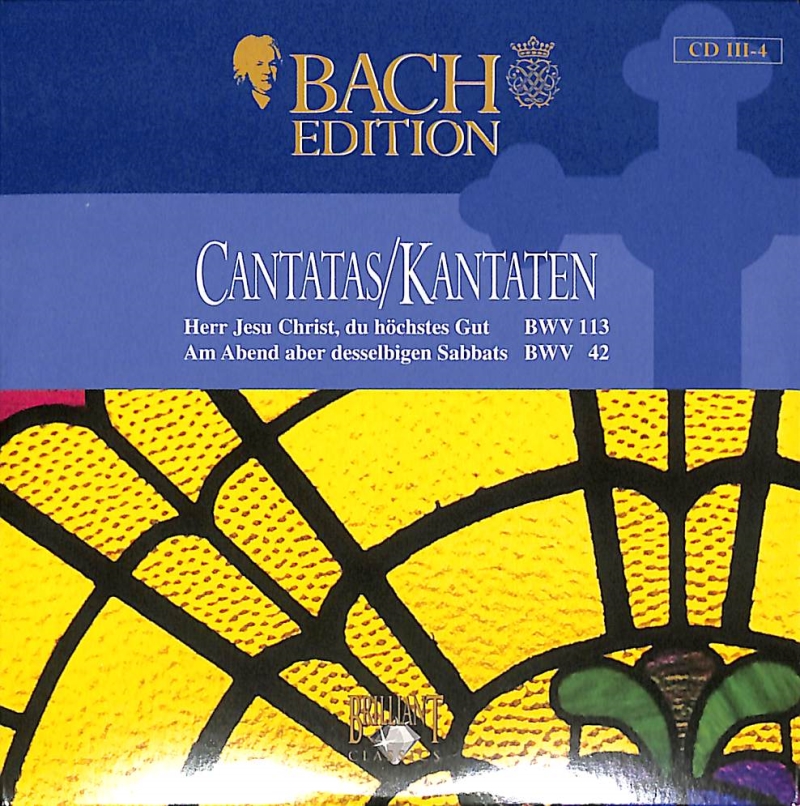 Copertina  3.4: Cantatas BWV 113 & 42