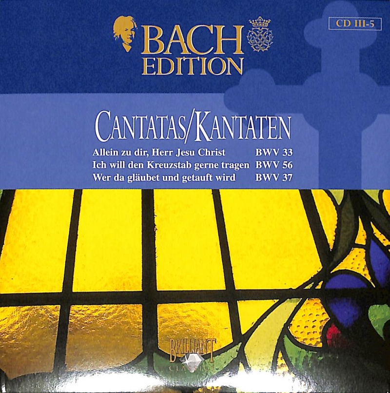 Copertina  3.5: Cantatas BWV 33, 56 & 37