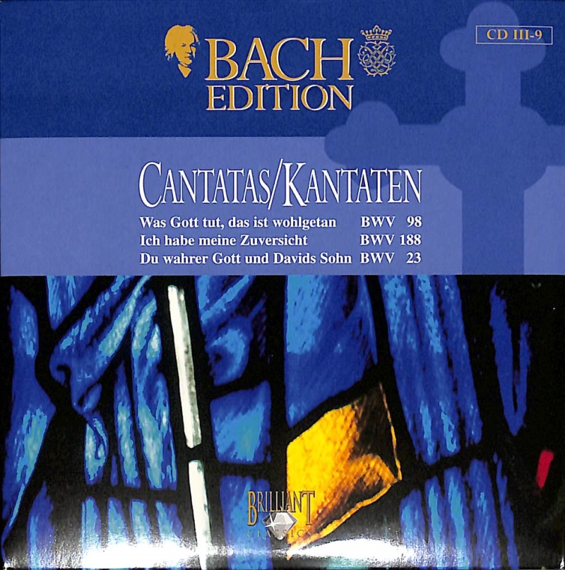 Copertina  3.9: Cantatas BWV 98, 188 & 23
