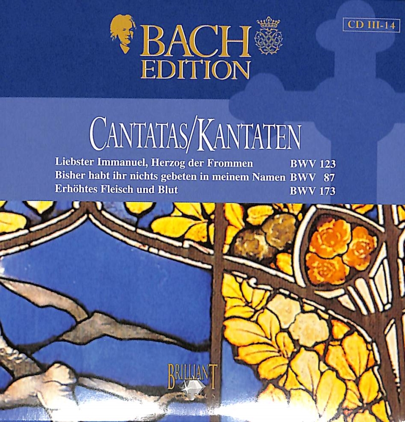 Copertina  3.14: Cantatas BWV 123, 87 & 173
