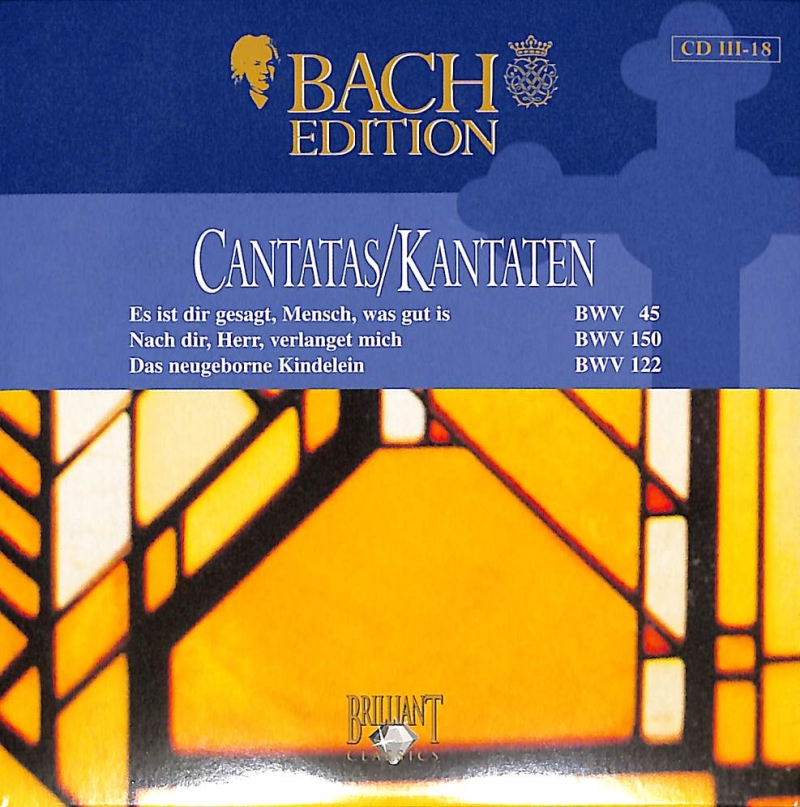 Copertina  3.18: Cantatas BWV 45, 150 & 122