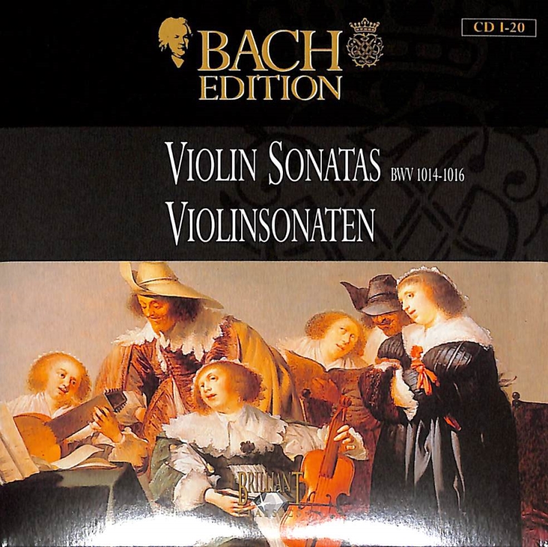 Copertina  1.20: Violin sonatas : BWV 1014-1016