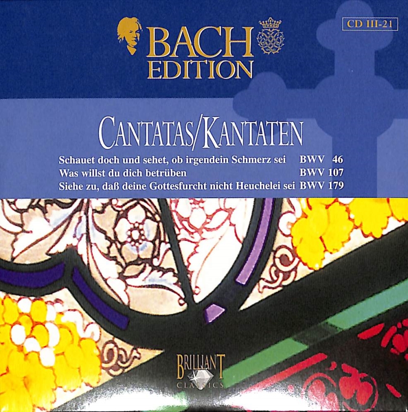 Copertina  3.21: Cantatas BWV 46, 107 & 179