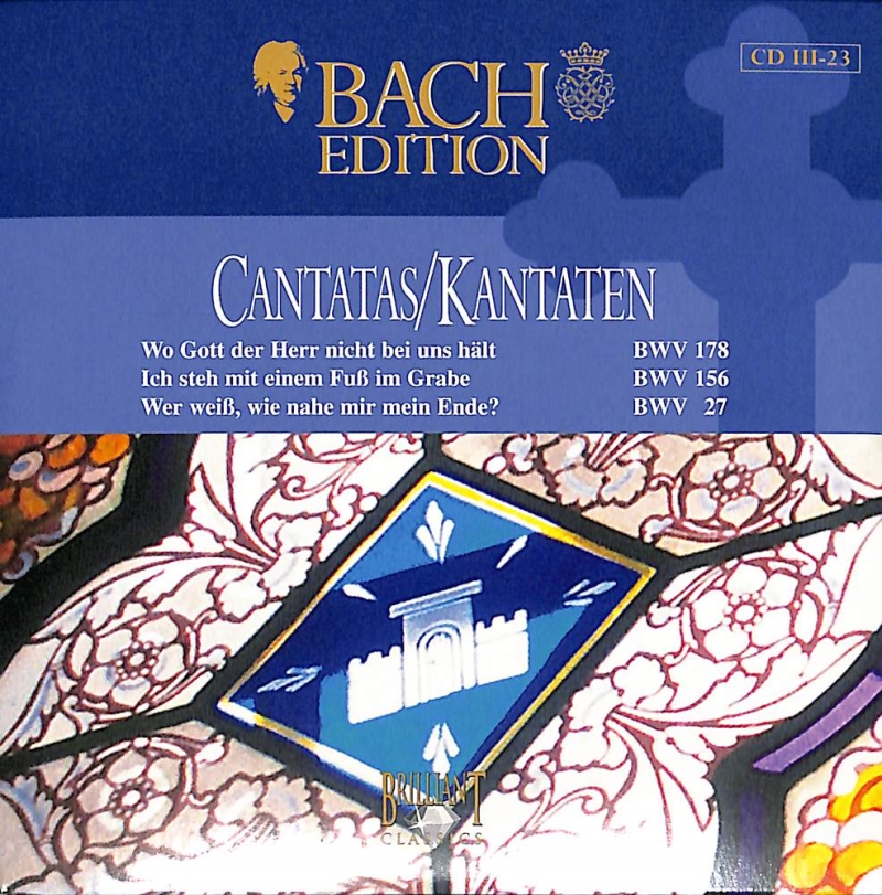 Copertina  3.23: Cantatas BWV 178, 156 & 27