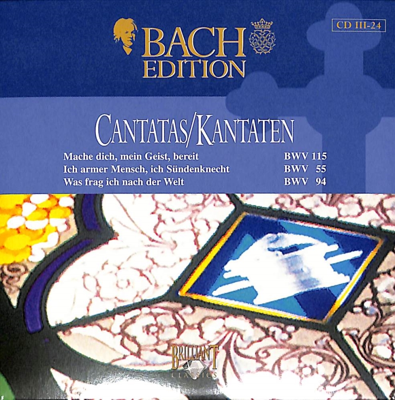 Copertina  3.24: Cantatas BWV 115, 55 & 94