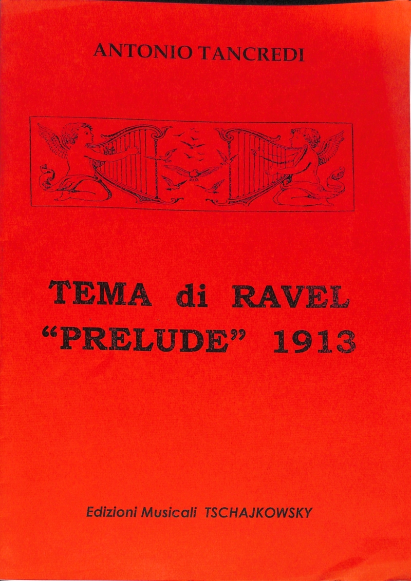 Copertina  Tema di Ravel Prelude 1913