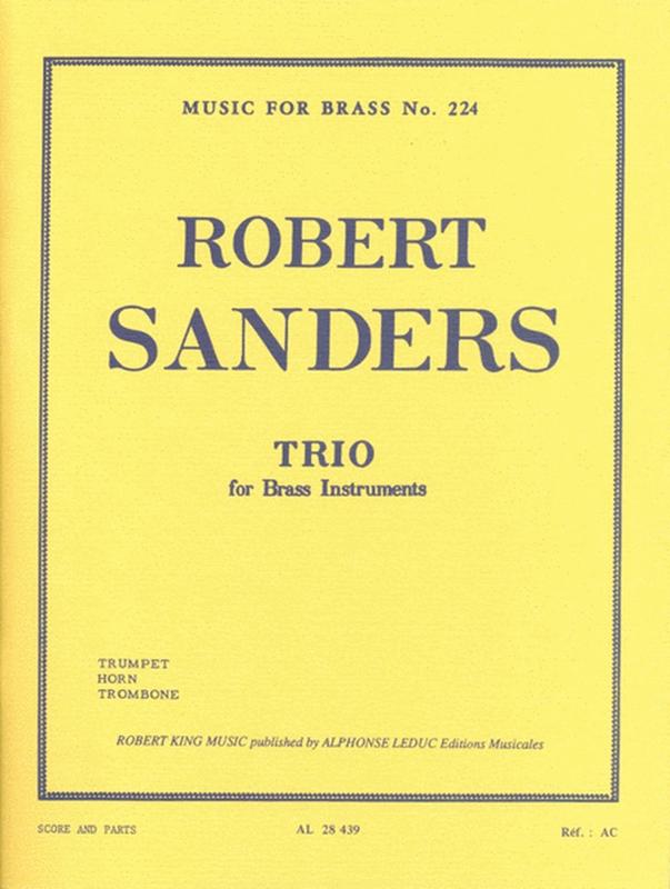 Copertina  Trio : for Brass instruments